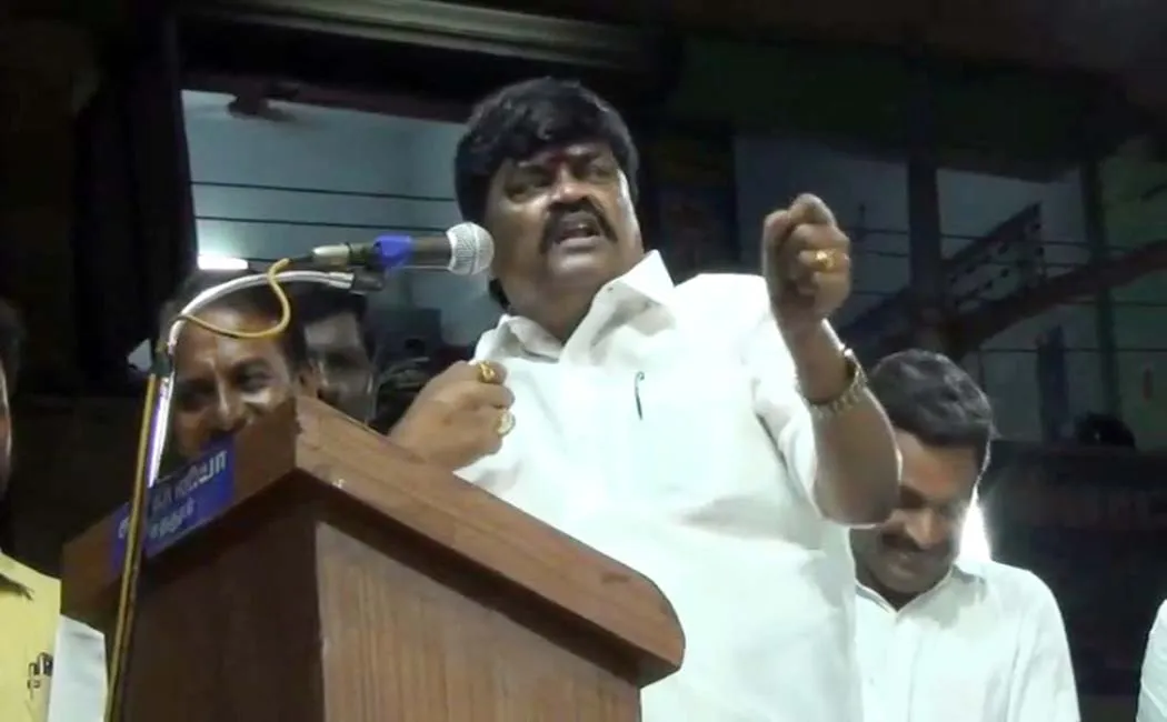 tamilnadu minister rajendra balaji speech congress mp press meet 